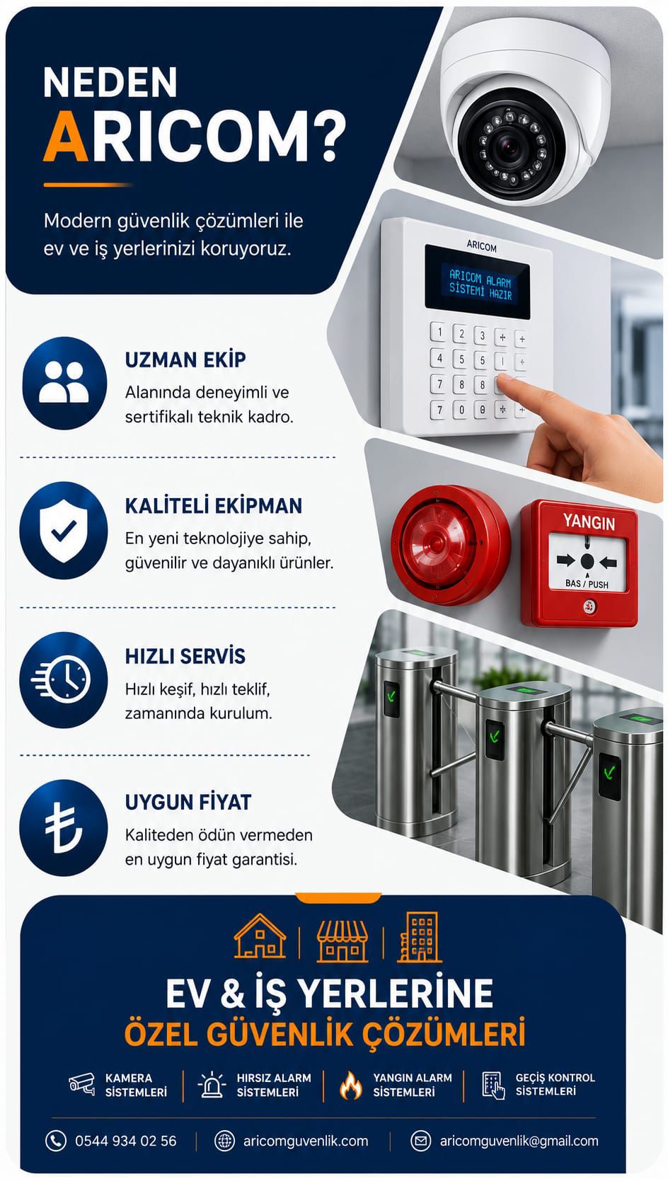 Arıcom Güvenlik neden tercih edilir